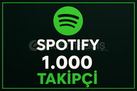 1000 Spotify Takipçi kaliteli datadır
