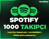 ⭐[GARANTİLİ] 1000 SPOTİFY GERÇEK TAKİPÇİ⭐