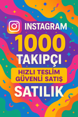 1000 takıpçi