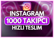 ⭐️1000 TAKİPÇİ⭐️ İnstagram Takipçi Hızlı Teslim