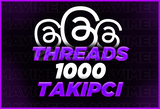 ⭐1000 Takipçi Threads Anlık⭐