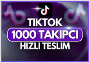 ⭐️1000 TAKİPÇİ⭐️ Tiktok Takipçi Hızlı Teslim
