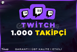 1.000 Takipçi Twitch | Garanti | #1