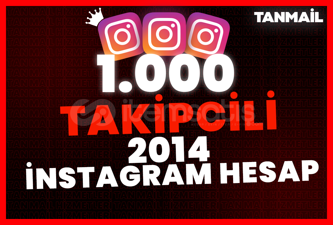 ⚡️1000 Takipçili⚡️ 2014 Tarihli Hesaplar ⚡️1000 Takipçili⚡️ 2014 Tarihli Hesaplar