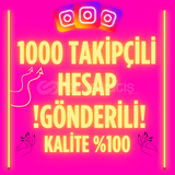 ⭐1000 TAKİPÇİLİ, GÖNDERİLİ, MAİL DEĞİŞENLİ⭐