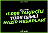 ⭐1.000 Takipçili Hazır Türk Hesaplar!