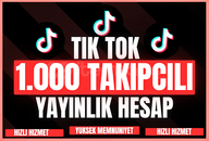 ⭐1.000 Takipçili Hesap Mail Teslim⭐