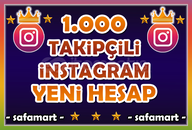 ⚡️1.000 Takipçili Instagram Yeni Hesap⚡️