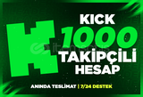 ✨1000 TAKİPÇİLİ KİCK HESABI✨