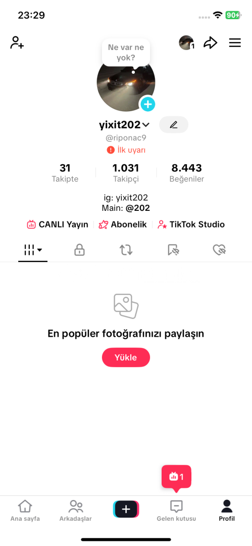 1000 TAKİPÇİLİ - MOBIL YAYIN AÇIK - CANLI YAYIN 1000 TAKİPÇİLİ - MOBIL YAYIN AÇIK - CANLI YAYIN