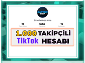 [+1 Yıllık] 1K Takipçili TikTok Hesapları⭐