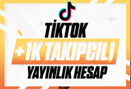 ⭐ 1000+ TAKİPÇİLİ TİKTOK HESAP ⭐