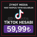 1000 Takipçili Yayın Onaylı Tiktok Hesabı 1000 Takipçili Yayın Onaylı Tiktok Hesabı