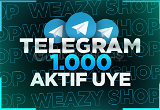 1000 Telegram Aktif Üye YÜKSEK KALİTE/