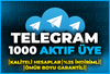 ⭐1000 TELEGRAM GERÇEK AKTİF ÜYE | GARANTİLİ⭐