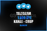 ⭐1.000 TELEGRAM KANAL ÜYE⭐