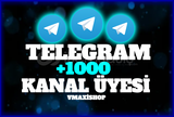 ⭐ 1000 Telegram Kanal Üyesi