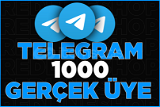 1000 Telegram Üye | Garantili