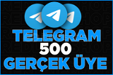 500 Telegram Üye | Garantili