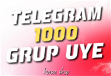1000 TELEGRAM ÜYE GARANTİLİ