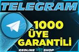 1000 Telegram Üye | Garantili