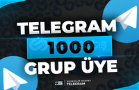 1000 Telegram Üye - HIZLI BÜYÜME