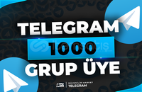 ⭐1000 Telegram Üye - HIZLI BÜYÜME⭐