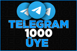 1000 Telegram Üye | Hızlı 