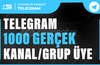 1000 Telegram Üye - HIZLI BÜYÜME