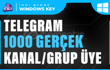 1000 Telegram Üye - HIZLI TESLİM