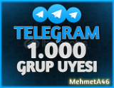 +1.000 Telegram Üye - Kaliteli