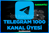 ⭐1000 Telegram Üye(Kaliteli)⭐