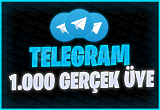 1000 Telegram Üye | KALİTELİ | Çalışan Servis