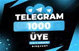 +1.000 Telegram Üye / Üst Kalite