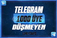 1000 TELEGRAM ÜYESİ / 30 GÜN GARANTİLİ HIZLI
