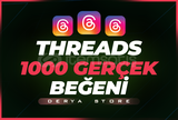 1000 Threads Gerçek BEĞENİ | HIZLI