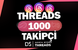 1000 Threads Gerçek Takipçi | BÜYÜME