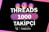 1000 Threads Gerçek Takipçi | HIZLI