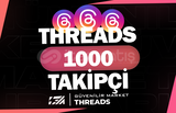 1000 Threads Gerçek Takipçi - KEŞFET