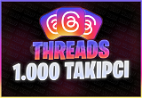 1000 Threads Takipçi | GARANTİLİ | ANLIK!
