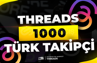 1000 Threads Türk Takipçi - KEŞFET