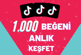 1.000 TikTok Beğeni KALİTELİ-HIZLI-KEŞFET