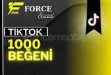 1.000 TİKTOK GERÇEK BEĞENİ ETKİLEŞİM GARANTİLİ