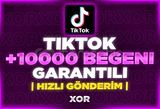 +10.000 TikTok Gerçek Beğeni | GARANTİLİ ⭐