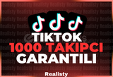 ⭐1000 TikTok GERÇEK Takipçi [GARANTİLİ]