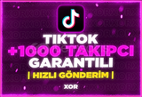 +1000 TikTok Gerçek Takipçi | GARANTİLİ ⭐