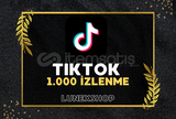 1.000 Tiktok İzlenme + GLOBAL