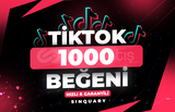 1.000 TikTok Like / Garantili & Hızlı