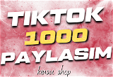 1000 TIKTOK PAYLASMA GARANTİLİ