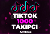 (GARANTİLİ) Tiktok 1.000 Gerçek Takipçi